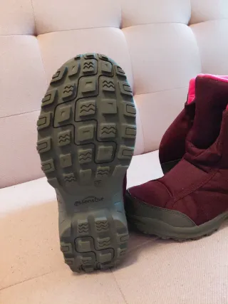 Botas de nieve para niña, talla 37 Un solo uso