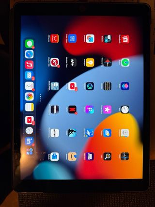 iPad Pro 12.9 mas funda Azul Marino