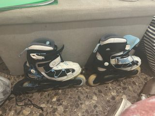 Patines en línea para chica con protecciones