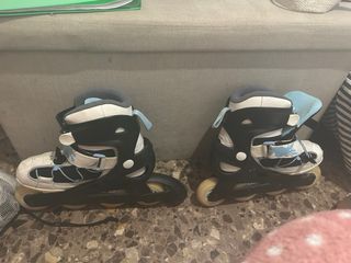 Patines en línea para chica con protecciones