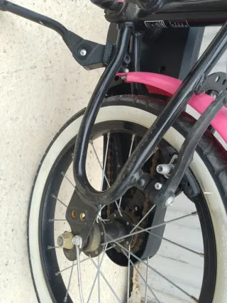 Bicicleta Btwin Niña Rosa Negra