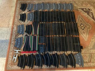 scalextric lote, coches y pista