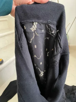 Vestito/Maxi Maglia Intimissimi Nera Tg. L