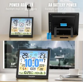 Estación Meteorológica Raddy WF-120C WiFi