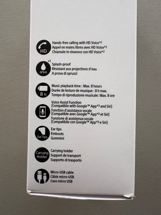 Auriculares Bluetooth Sony Negro