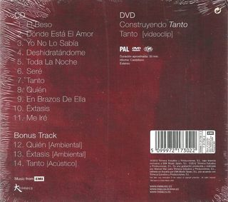 Lote CDs y DVDs Pop/Rock Nacional