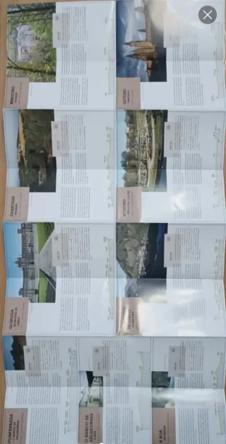 Mapa del Camino de Santiago de Invierno