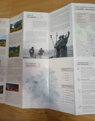 Mapa del Camino de Santiago de Invierno