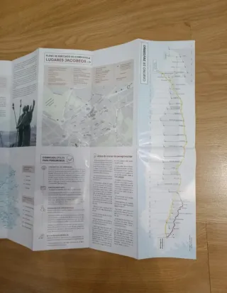 Mapa del Camino de Santiago de Invierno