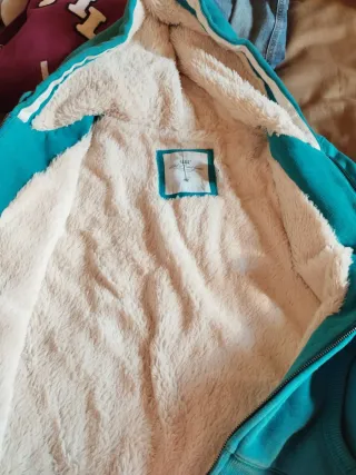 2 Sudaderas con cremallera forradas