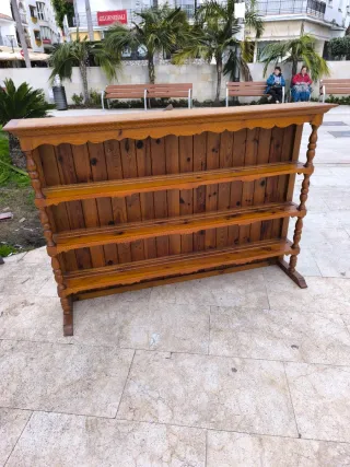 Estantería madera 1.80m de ancho x 1.20 de alto