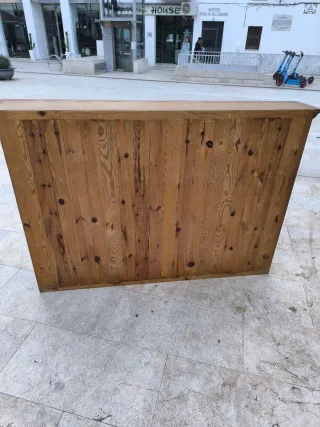Estantería madera 1.80m de ancho x 1.20 de alto