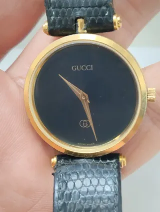 Orologio Gucci Nero e Dorato
