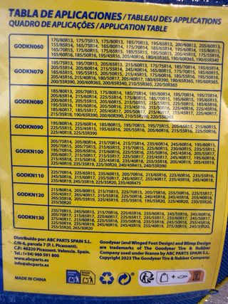Cadenas nieve Goodyear GODKN120  ¡SIN ESTRENA