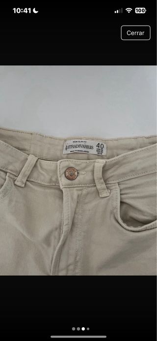 Shorts Stradivarius beige