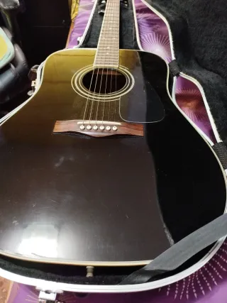 Guitarra Acústica Fender DG-18BLK Made in Korea