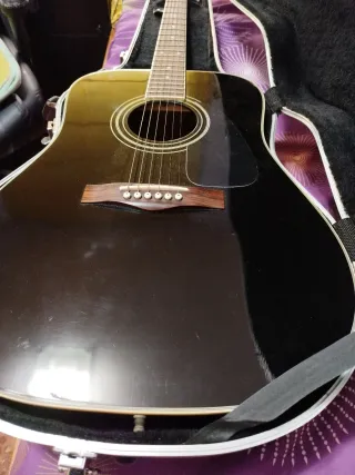 Guitarra Acústica Fender DG-18BLK Made in Korea