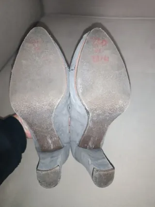 Pura López Tacones Talla 39 Gris