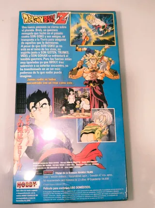 Película VHS Dragon Ball Z: El Regreso de Broly