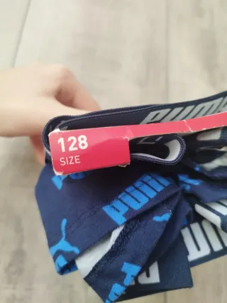 Boxers Puma Niños Talla 128 (2 Pares)
