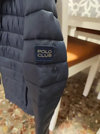 Chaqueta Plumas Ligera Polo Club Azul