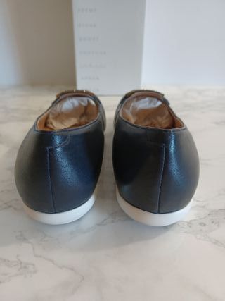 Geox Annytah Mocasines Piel Talla 39 Azul