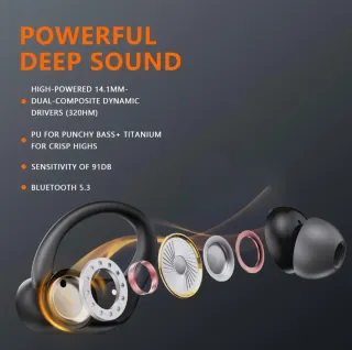 Auriculares Bluetooth Airplus Open Ear 5:4