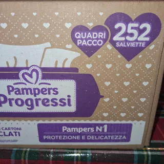 Pampers Progressi Salviette 252 Quadri