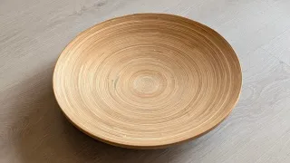 Plato decorativo bambú 30cm