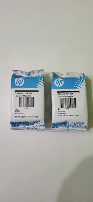 Pack Cartuchos Tinta HP 301 Negro y Color