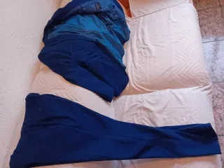 Traje azul Chrisbell Talla M