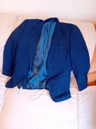 Traje azul Chrisbell Talla M