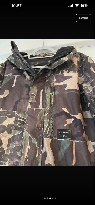 Abrigo Billabong Camuflaje