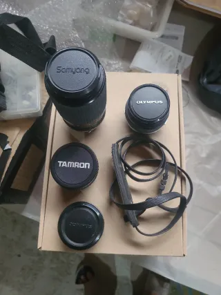 Olympus OM-2 Cámara Analógica Plata/Negro