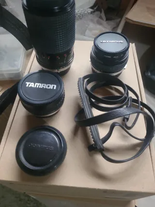 Olympus OM-2 Cámara Analógica Plata/Negro