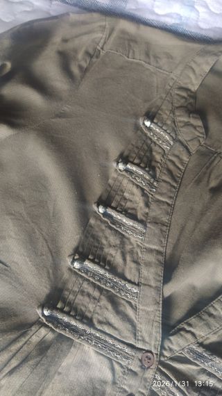 Camisa Stradivarius verde