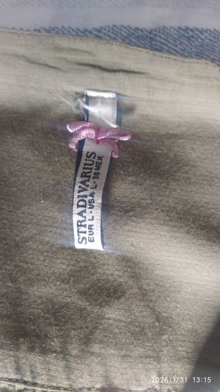 Camisa Stradivarius verde