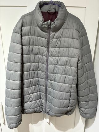 Chaqueta acolchada gris Talla XL