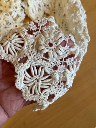 Blusa encaje antigua (1900) Talla única