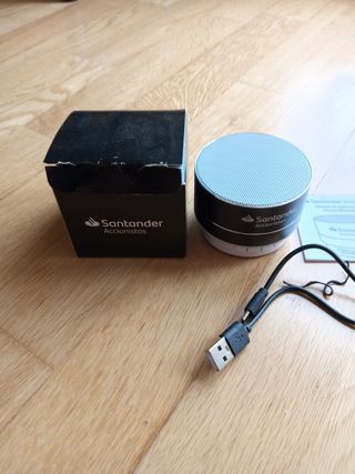 Altavoz Bluetooth Santander Plata