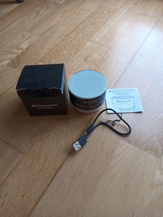Altavoz Bluetooth Santander Plata