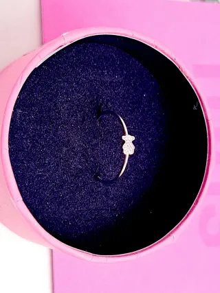 Anillo Tous Puppies Oro Blanco 18K