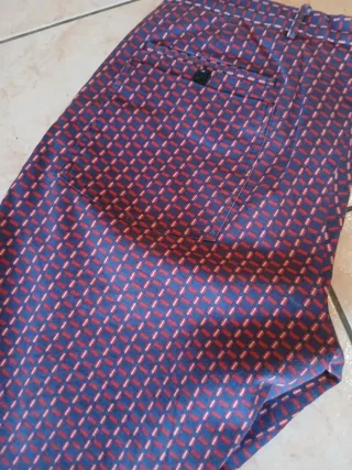 Pantaloni Prada originali fantasia geometrica