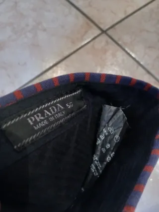 Pantaloni Prada originali fantasia geometrica