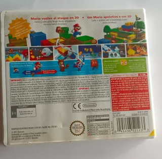 Caratula + PIN sin rascar Super Mario 3D Land