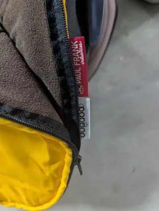 Saco silla bebé Paul Frank Jirafa Amarillo inviern