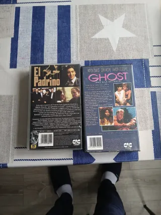 Películas VHS El Padrino y Ghost