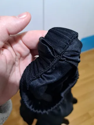 Falda flamenca negra volantes talla 3/4 años