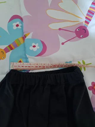 Falda flamenca negra volantes talla 3/4 años