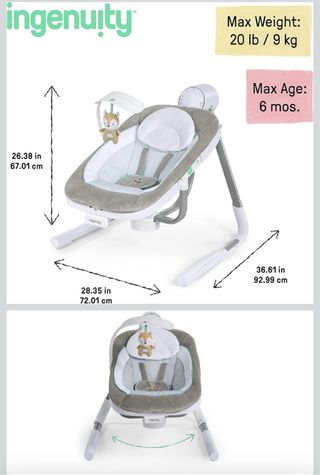 Ingenuity Columpio Compacto Hamaca Bebé